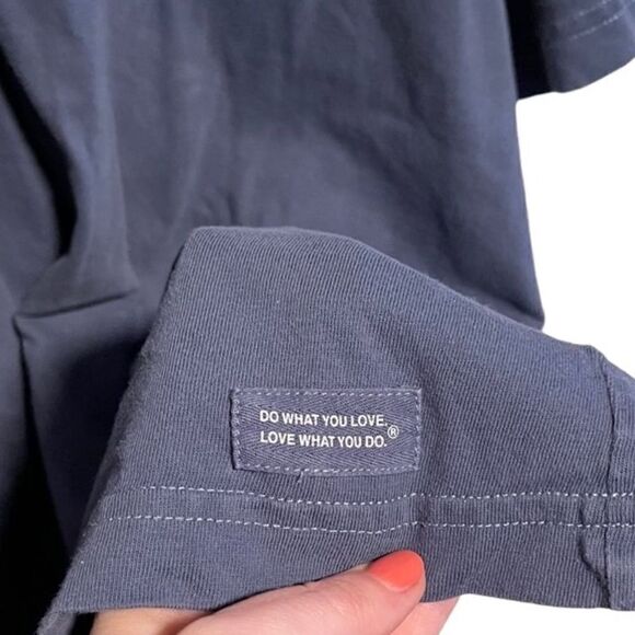 Life is Good- Men’s Covid 19 VAXXED Crusher Tee Stone Blue, Size XXL - Picture 4 of 7